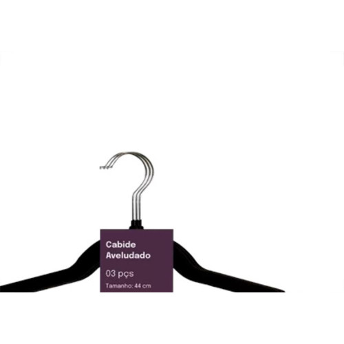 Cabide Avel.C/3 44Cm Pr-155