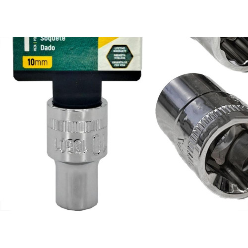 Soquete Sextavado 1/2X10 Sata-13301Sc