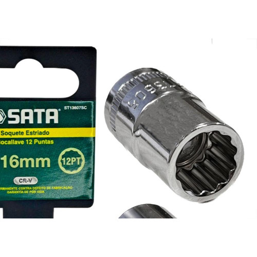Soquete Sextavado 1/2X16 Sata-13307Sc