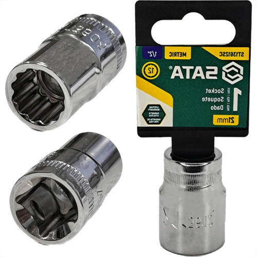 Soquete Sextavado 1/2X21 Sata-13312Sc