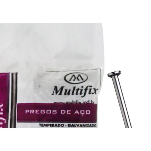 Prego Aco Galvanizado Mf C/Cabeça 15X15(2,4X34)
