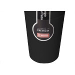 Cj.04 Copos S/Borda Preto 550Ml