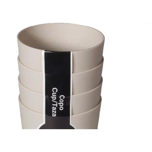 Cj.04 Copos S/Borda Cza Concr.550Ml