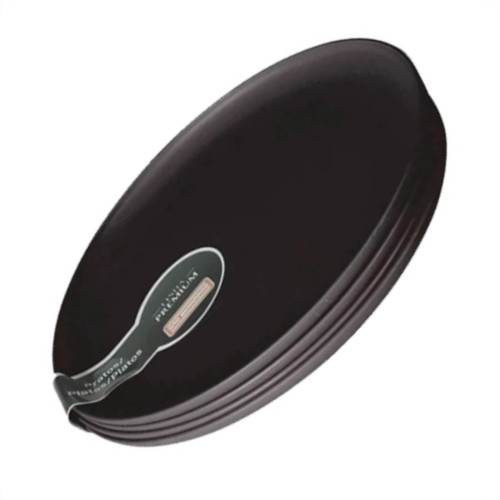 Cj.04 Pratos Rasos Peq.Preto