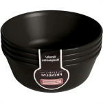 Cj.04 Bowl Pequeno Preto 450Ml