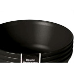 Cj.04 Bowl Pequeno Preto 450Ml