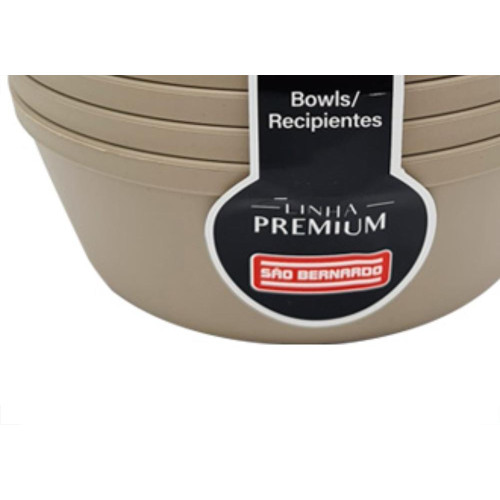 Cj.04 Bowl Pequeno Cza.Concr.450Ml