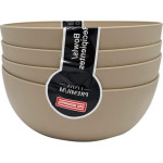 Cj.04 Bowl Grande Cinza 1.100Ml