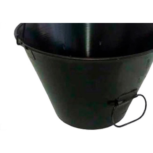 Balde Metalico Baldebras Preto 10L