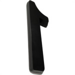 Numero Deplasti 3D Preto 1 13Cm Numero Deplasti 3D Preto 1 13Cm