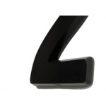 Numero Deplasti 3D Preto 2 13Cm