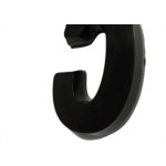 Numero Deplasti 3D Preto 5 13Cm