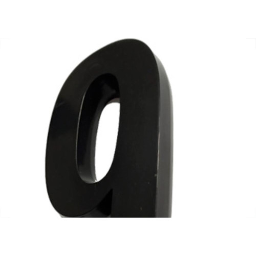 Numero Deplasti 3D Preto 9 13Cm