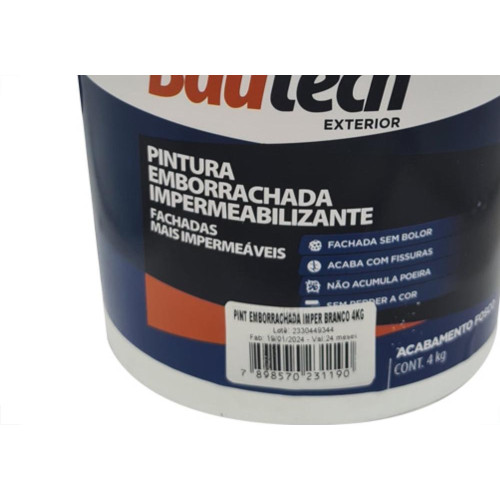 Bautech Tinta Emborrachada Br.4Kg