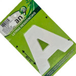 Letra Lubian 3D Branca Abs A 10Cm