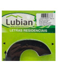 Letra Lubian 3D Preta Abs C 10Cm