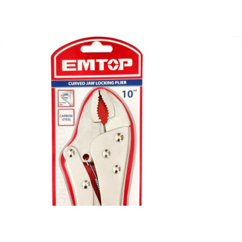 Alicate Pressao Emtop Curvo 10''