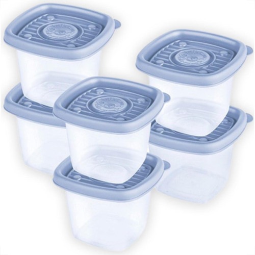 Cj.Pote Plasutil Pop Qd 6Pcs Azul