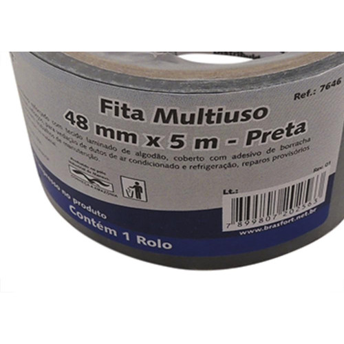 Fita Adesiva Silvert Brasf 48X 5Mt Pta
