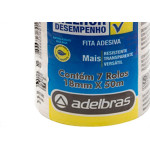 Fita Durex Adelbras 18 X 50 - Kit C/7 RL