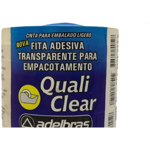 Fita Durex Adelbras 12 X 50 - Kit C/10 RL
