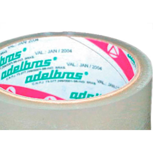 Fita Adesiva P/Embalagem Transp.Adelbras 48X100 - Kit C/4 RL