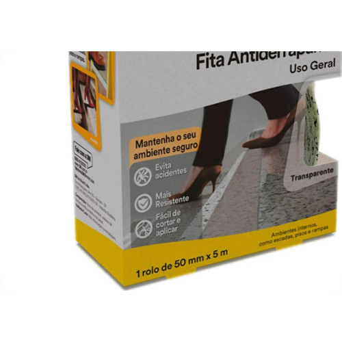 Fita Antiderrapante 3M Int.5M Trans/Loc.Seco