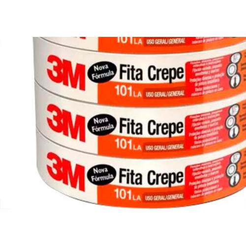Fita Crepe 3M 101La Uso Ger.24X50M - Kit C/5 RL