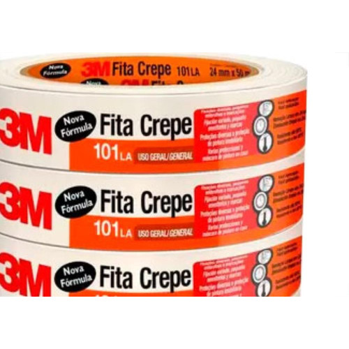 Fita Crepe 3M 101La Uso Ger.24X50M - Kit C/5 RL