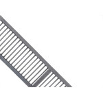 Grelha Aluminio C/P.Grelha Acven 20X100