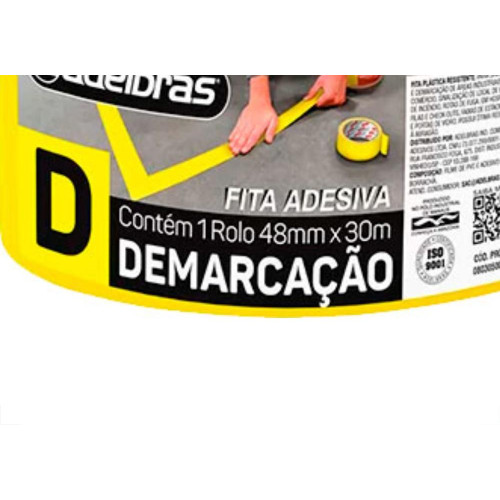 Fita Demarcao Solo Adel.48Mmx14Mt-Ama