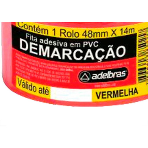 Fita Demarcao Solo Adel.48Mmx14Mt-Vrm