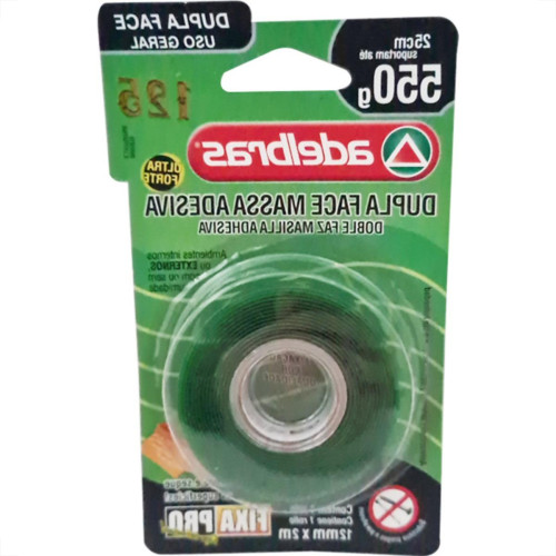 Fita Dupla Face Transp.Adelbras  12X2Mt