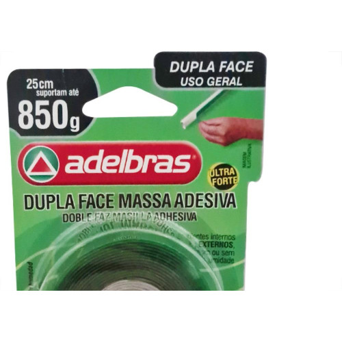 Fita Dupla Face Transp.Adelbras  19X2Mt