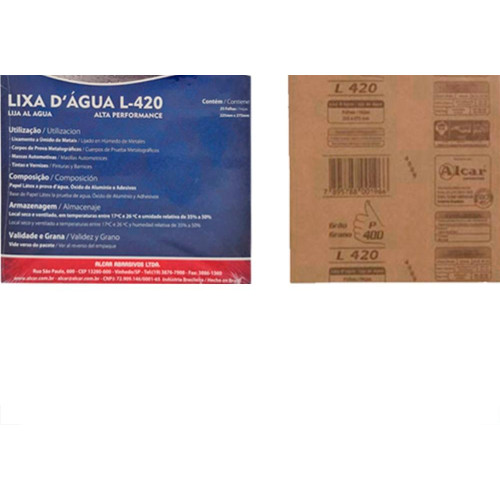 Lixa D'Agua Alcar 80 C/25 (L420)