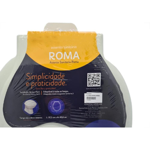 Assento Alumasa(Roma)Branco