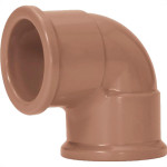 Cotovelo Soldavel PVC Liso Liso Amanco 40Mm X 90 - Kit C/10 PC