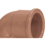 Cotovelo Soldavel PVC Liso Liso Amanco 40Mm X 90 - Kit C/10 PC