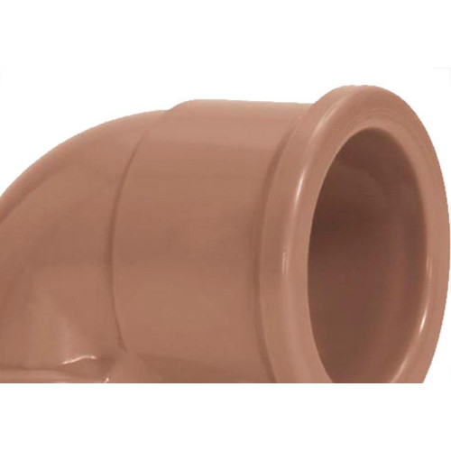 Cotovelo Soldavel PVC Liso Liso Amanco 40Mm X 90 - Kit C/10 PC