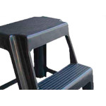 Banqueta Escada 2 Degraus Preta Banqueta Escada 2 Degraus Preta