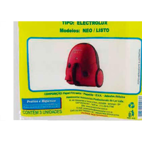 Saco Asp De Po Elect Neo/Listo C/3