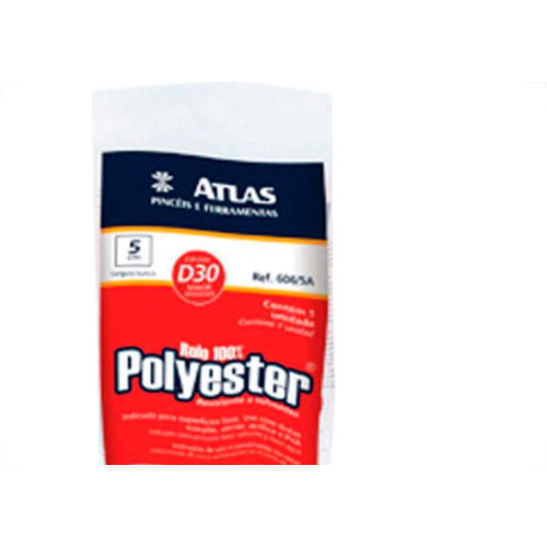 Rolo Poliester Atlas Cb/Pl 09Cm 606