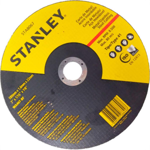 Disco Stanley Ct/Inox 7'' X 1,6 X7/8 - Kit C/25 PC