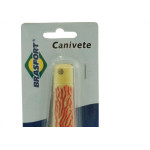 Canivete Inox Brasfort Lamin,Ponta14Mm