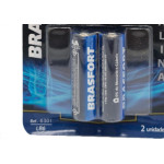 Pilha Brasfort Alc Pequena Aa C/02
