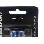 Pilha Brasfort Alc Pequena Aa C/02