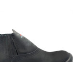 Botina Seguranca Preto Cartom 80 Elas.Bid 40
