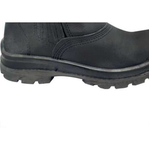 Botina Seguranca Cartom 81 Elastico Biqueira de Aco Bidensidade Preto 37
