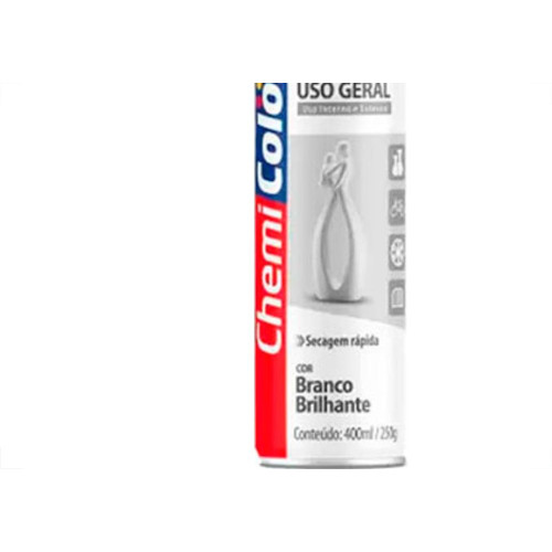 Spray Chemic.Geral Branco Bri.400Ml