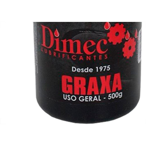 Graxa Marrom Dimec Uso Geral 500Gr - Kit C/6 PC